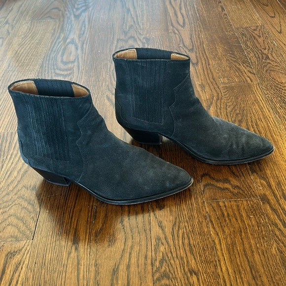 Isabel Marant Derlyn suede pull on ankle bootie - Picture 1 of 7